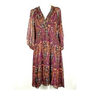 Jessica Simpson Boho Hippie Midi Dress - 8
